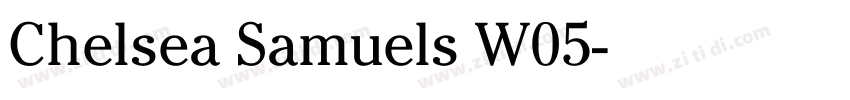 Chelsea Samuels W05字体转换